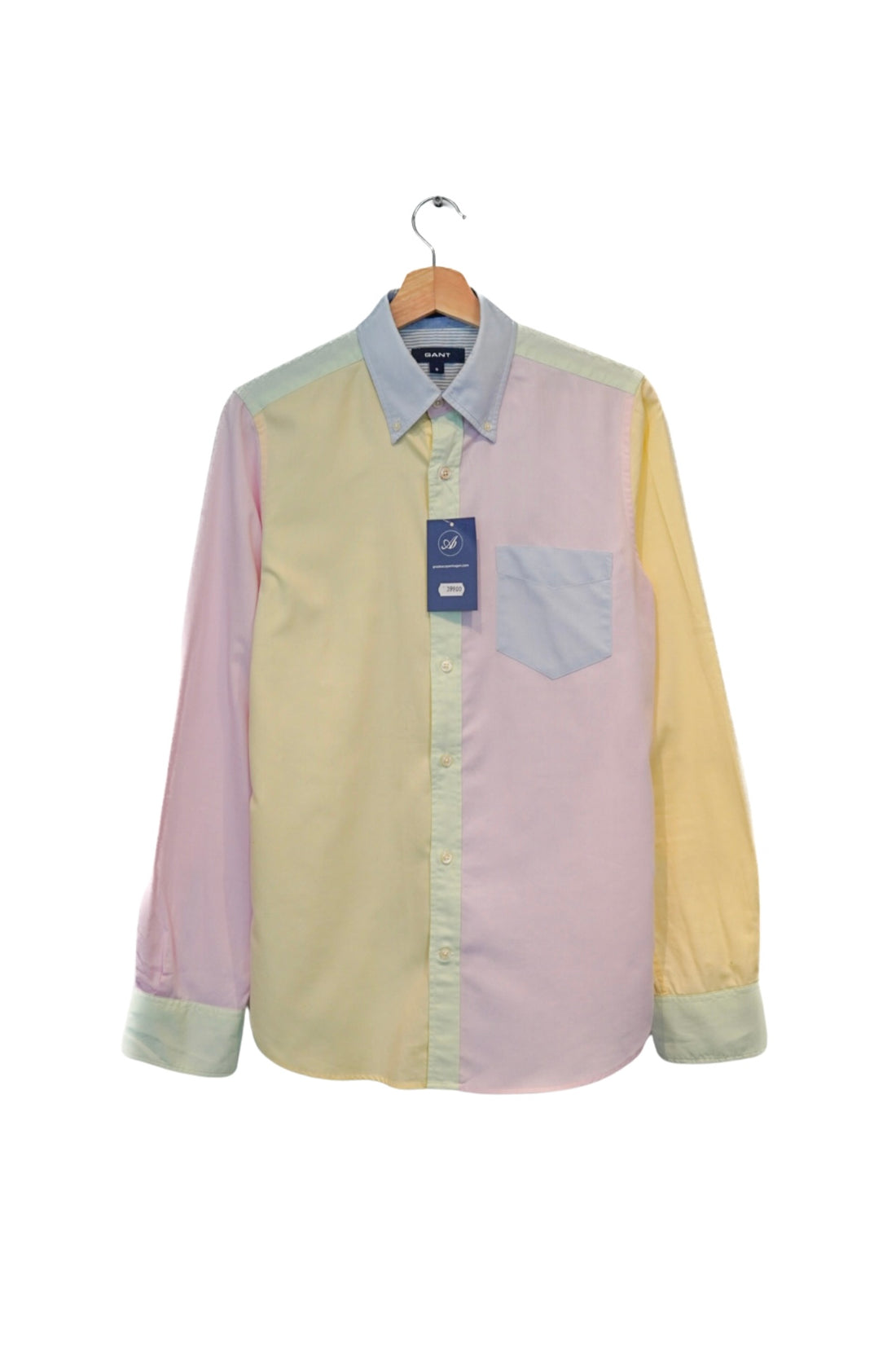 Gant Lightblue, Lightgreen, Pink and Yellow LA Color Oxford Cotton Shirt