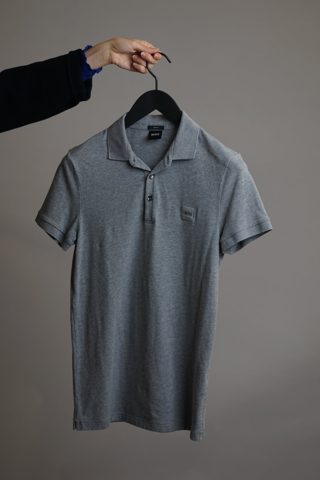 Hugo Boss Lightgrey Slim Fit Polo Shirt