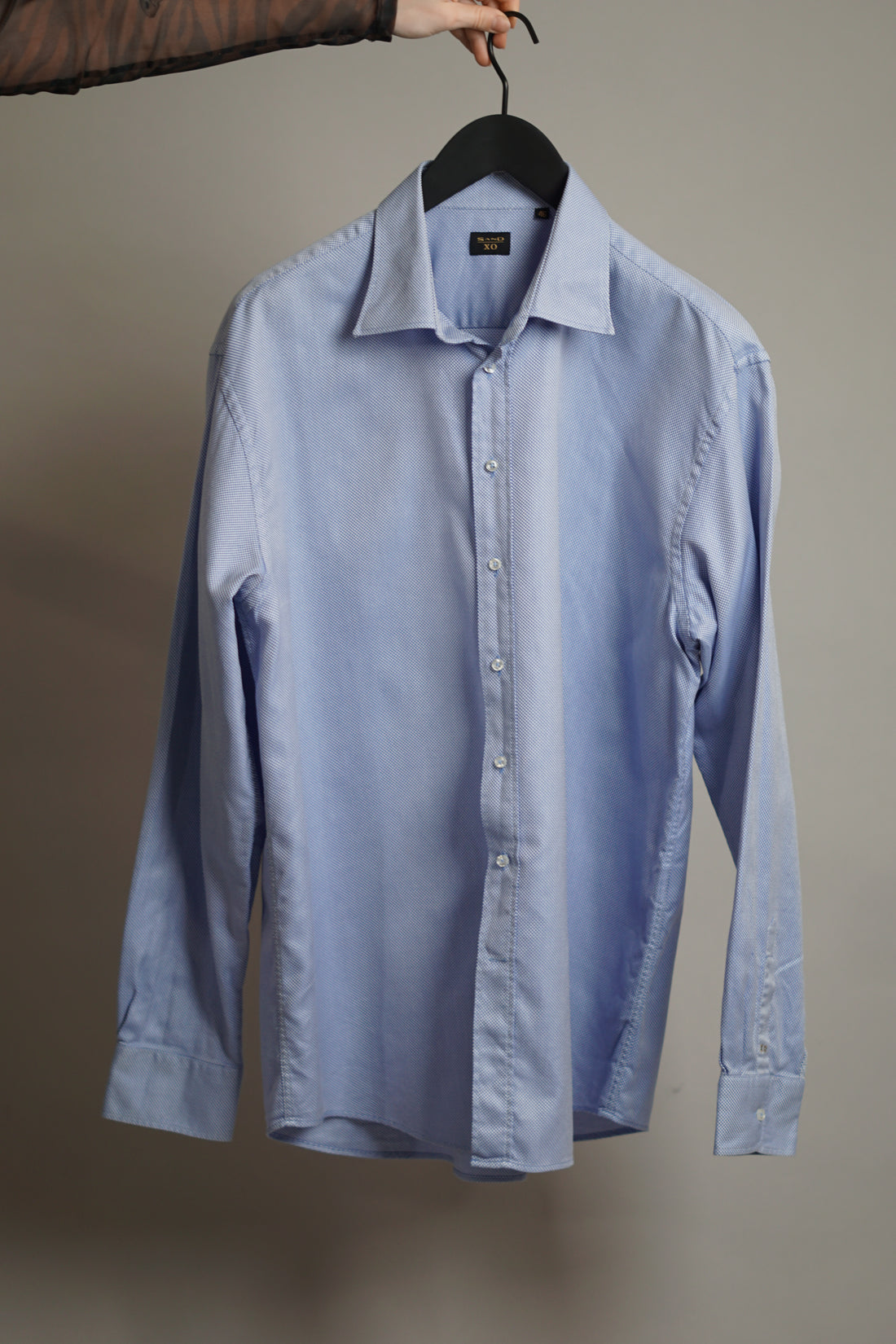 Sand Copenhagen XO Lightblue Cotton Shirt