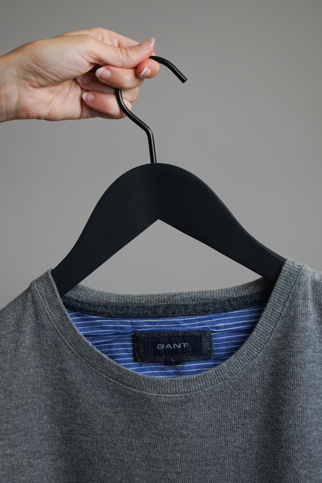 Gant Grey O-Neck Sweatshirt