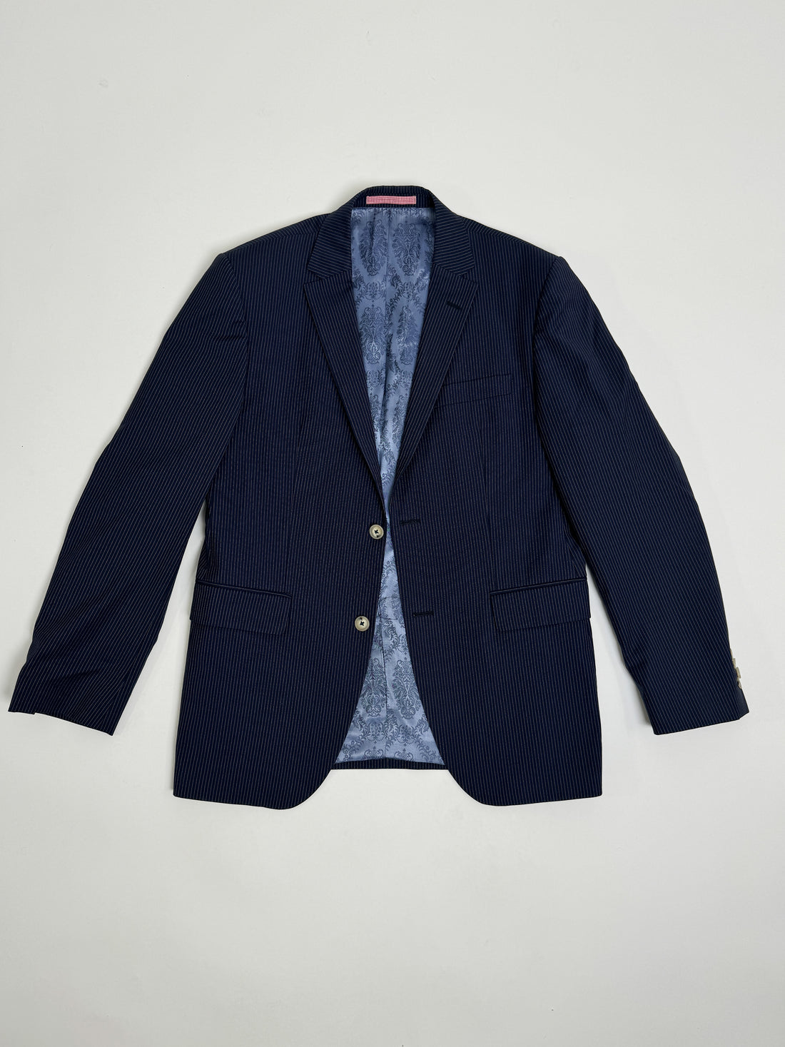 Sand Copenhagen Navy Striped Wool Blazer