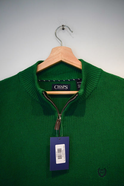 Ralph Lauren Chaps Grüner Reißverschluss