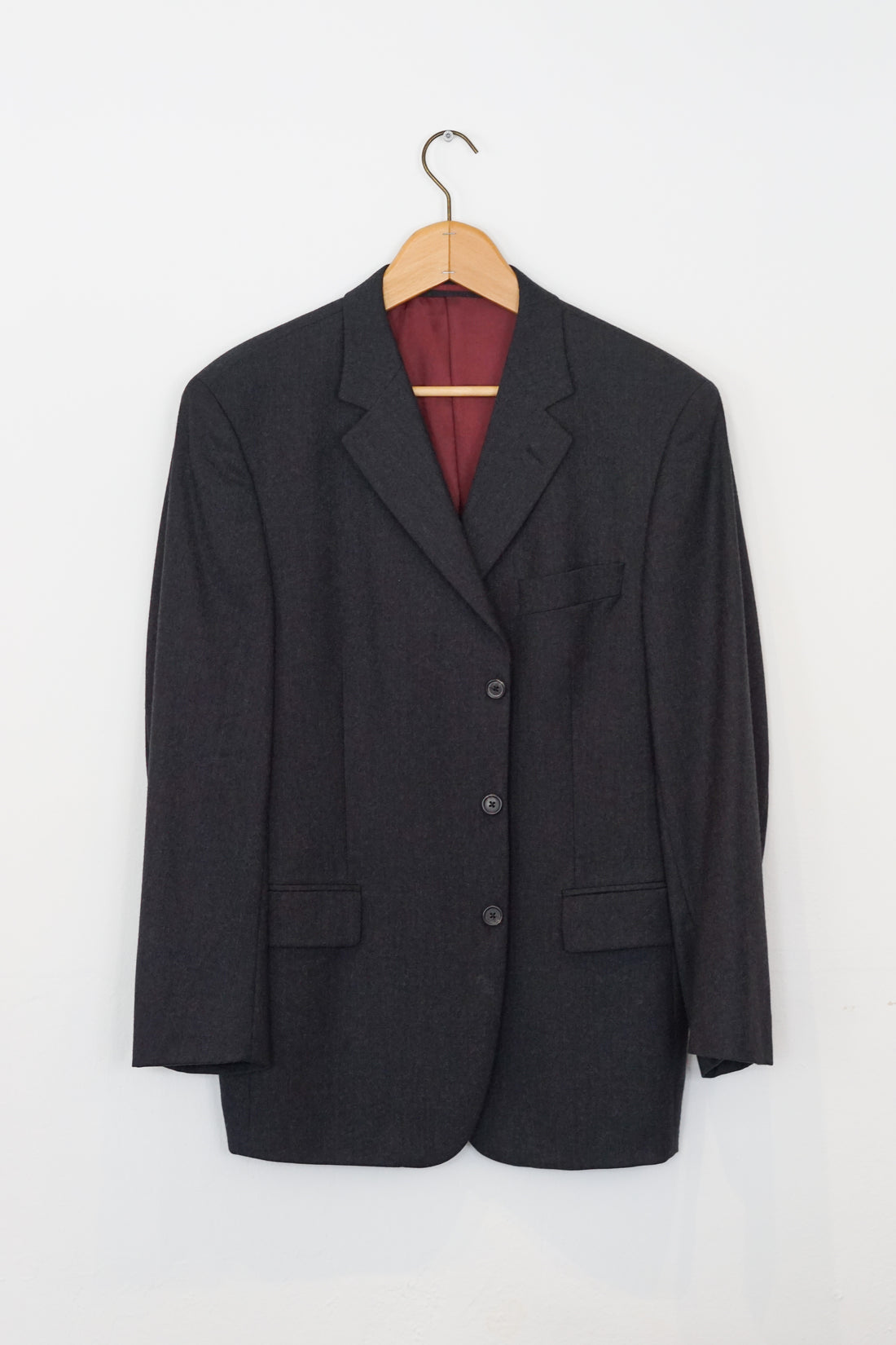 Gant The Suit Darkgrey Vintage Wool Blazer