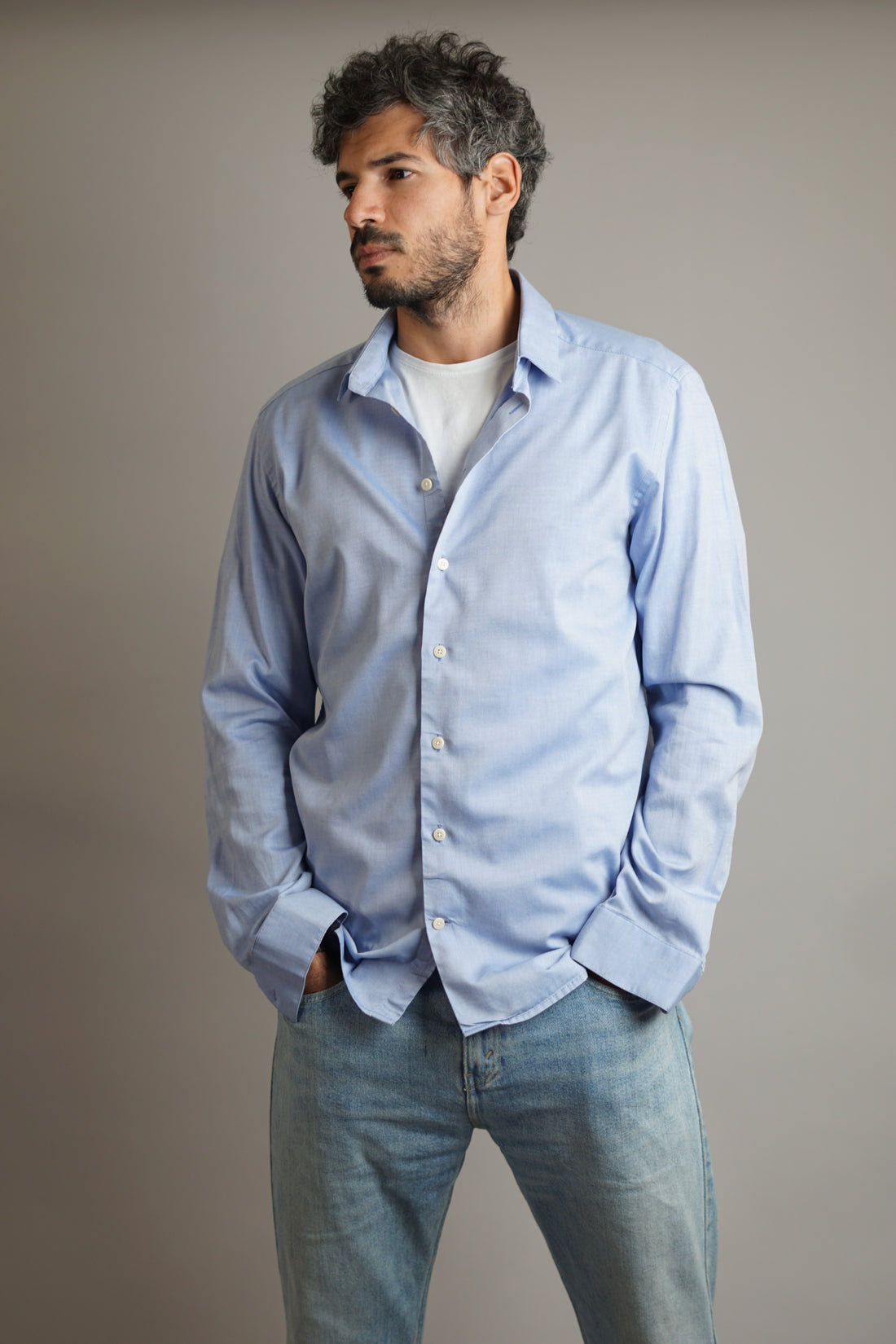 Bruuns Bazaar Lightblue Shirt