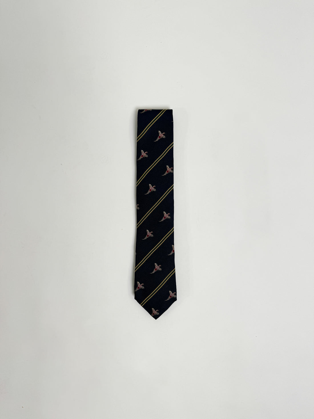 Hackett Navy Crest Silk Tie