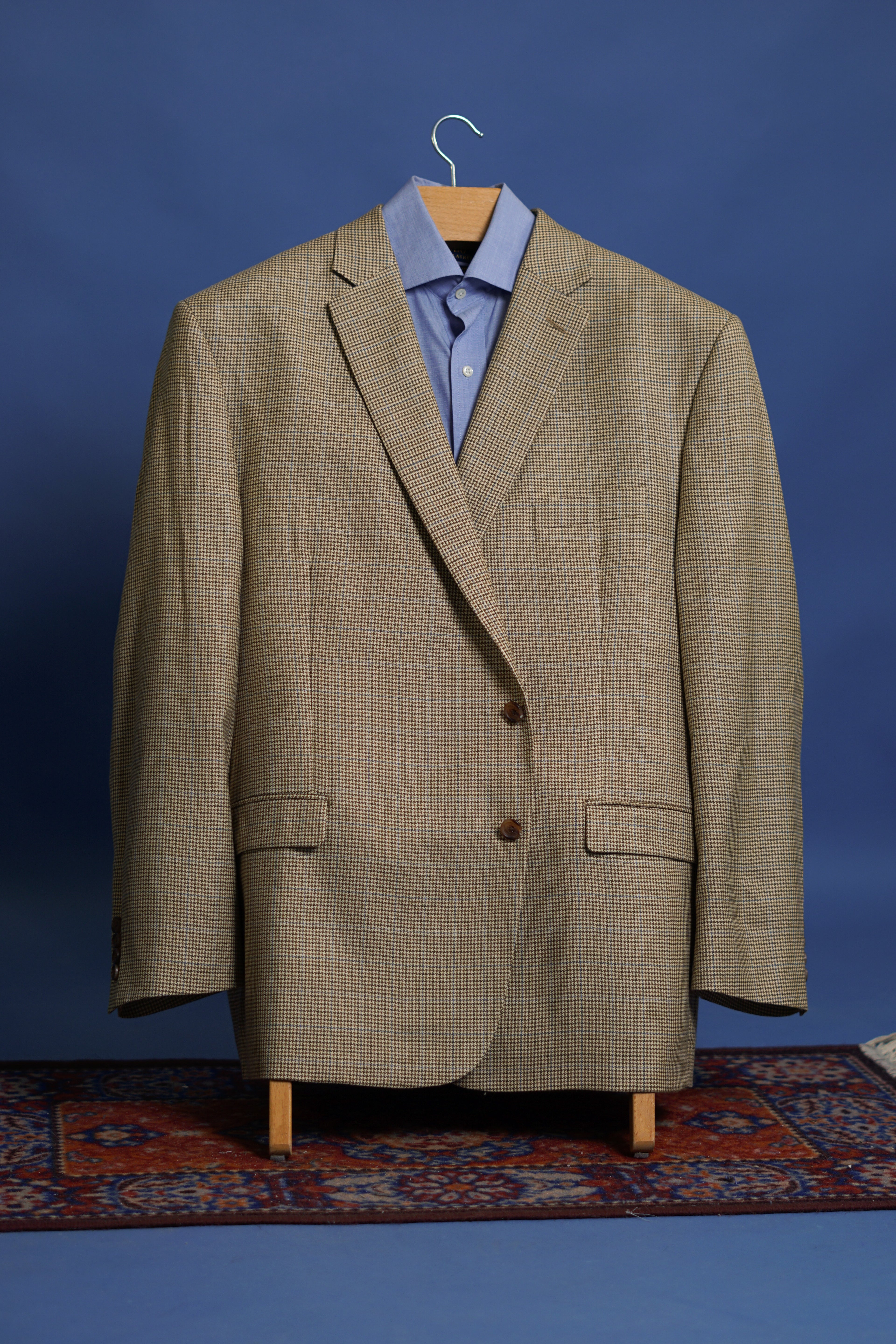 Polo Ralph Lauren Brown Houndstooth Blazer