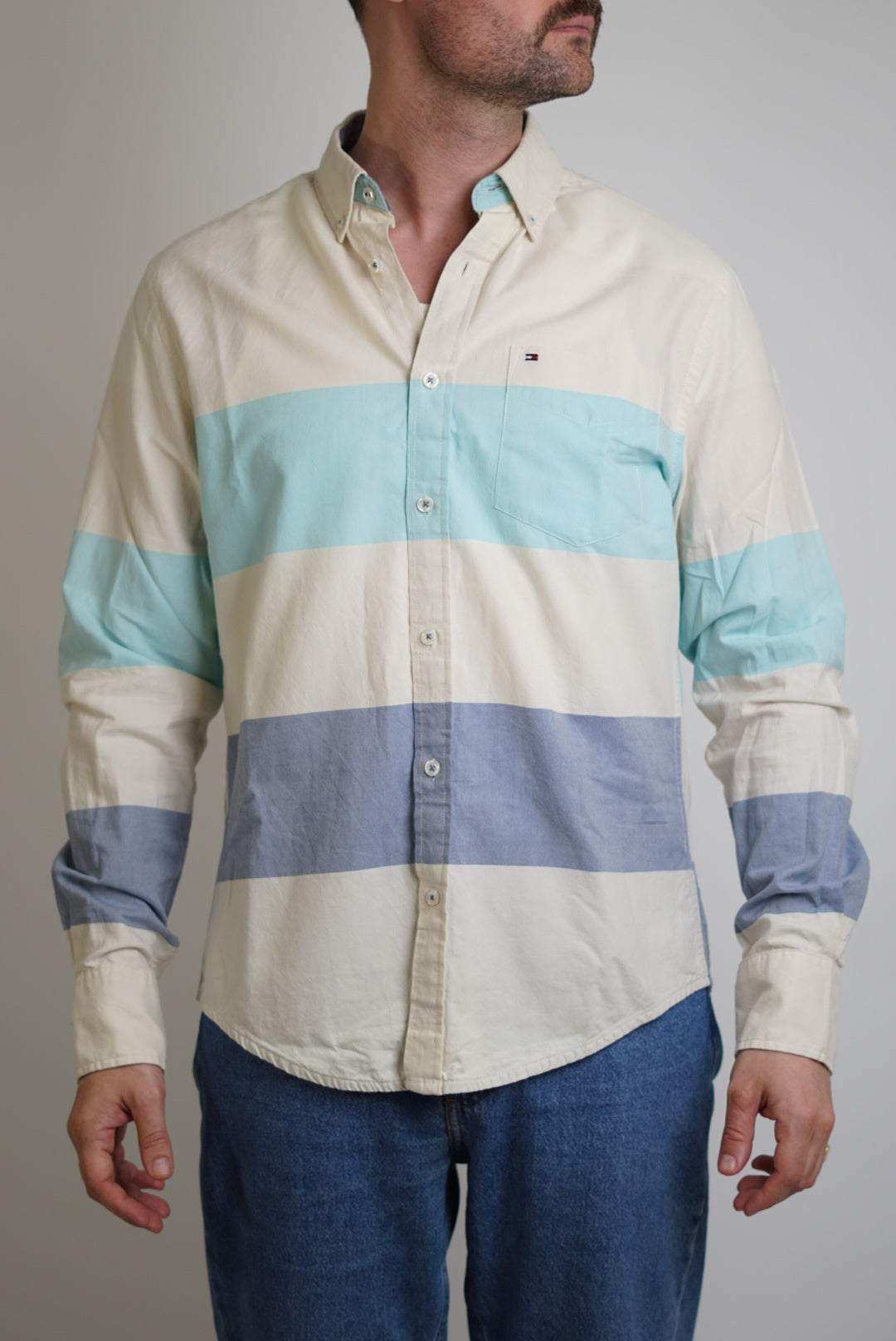 Tommy Hilfiger Coupe Sur Measure Multicolor Shirt