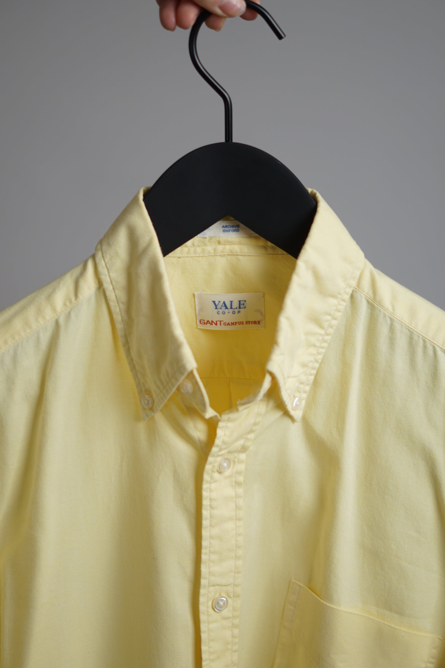 Gant Yale Yellow Campus Store Oxford Shirt