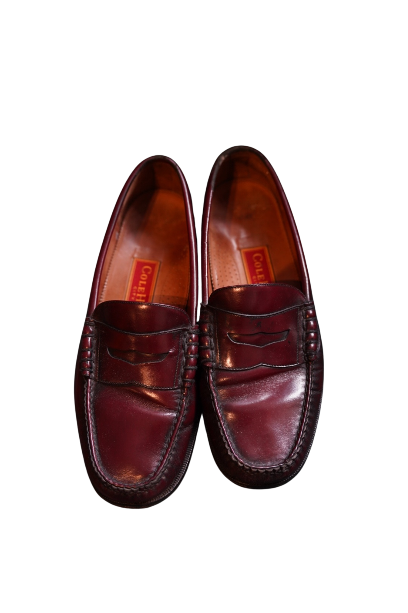 Cole Haan Cognac Leather Loafers