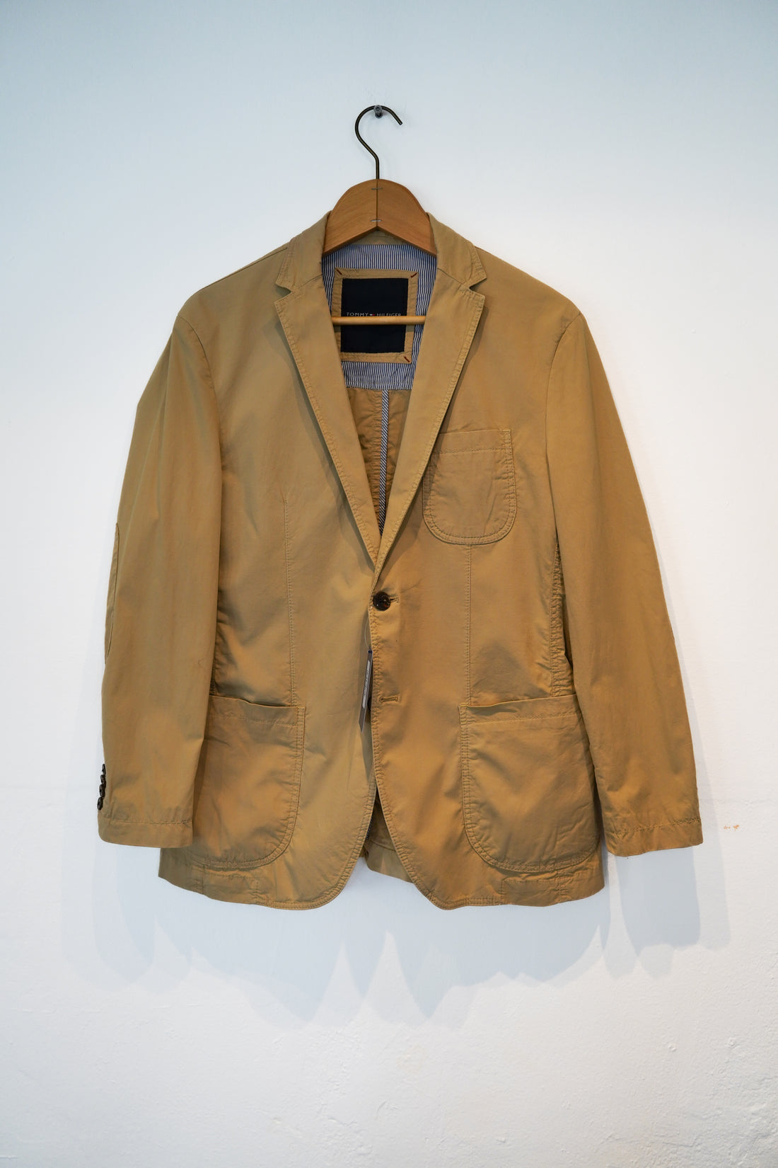 Tommy Hilfiger Beige Unconstructed Sport Jacket Blazer