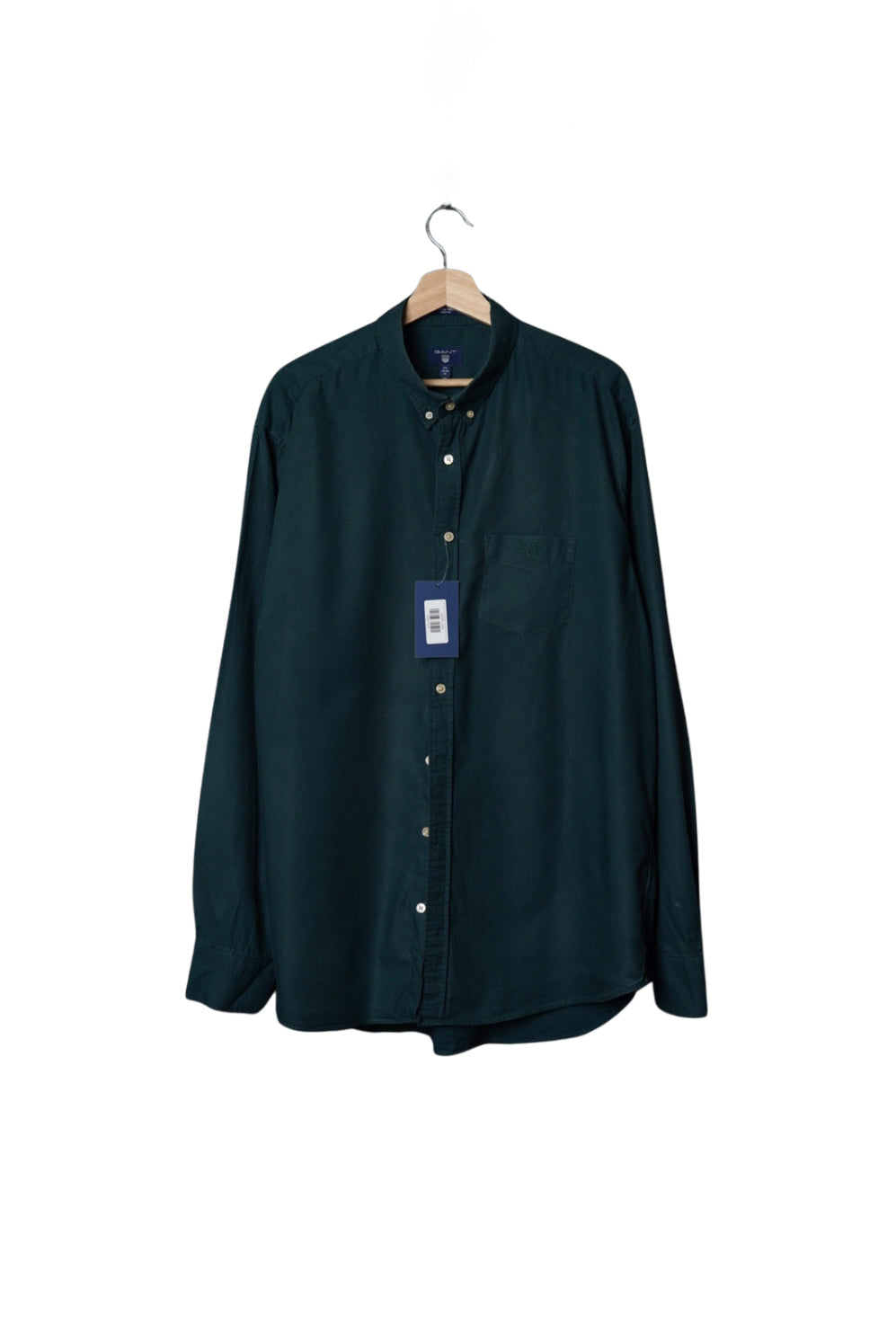 Gant Dark Green Regular The Twill Cotton Button Down Shirt
