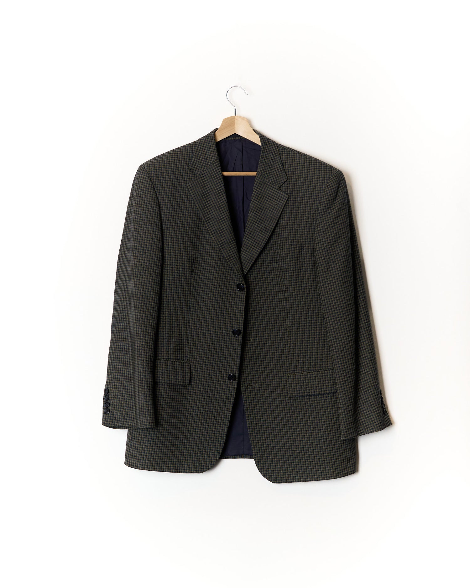 Bäumler Aventgarde Beige and Blue Checkered Sport Jacket Blazer