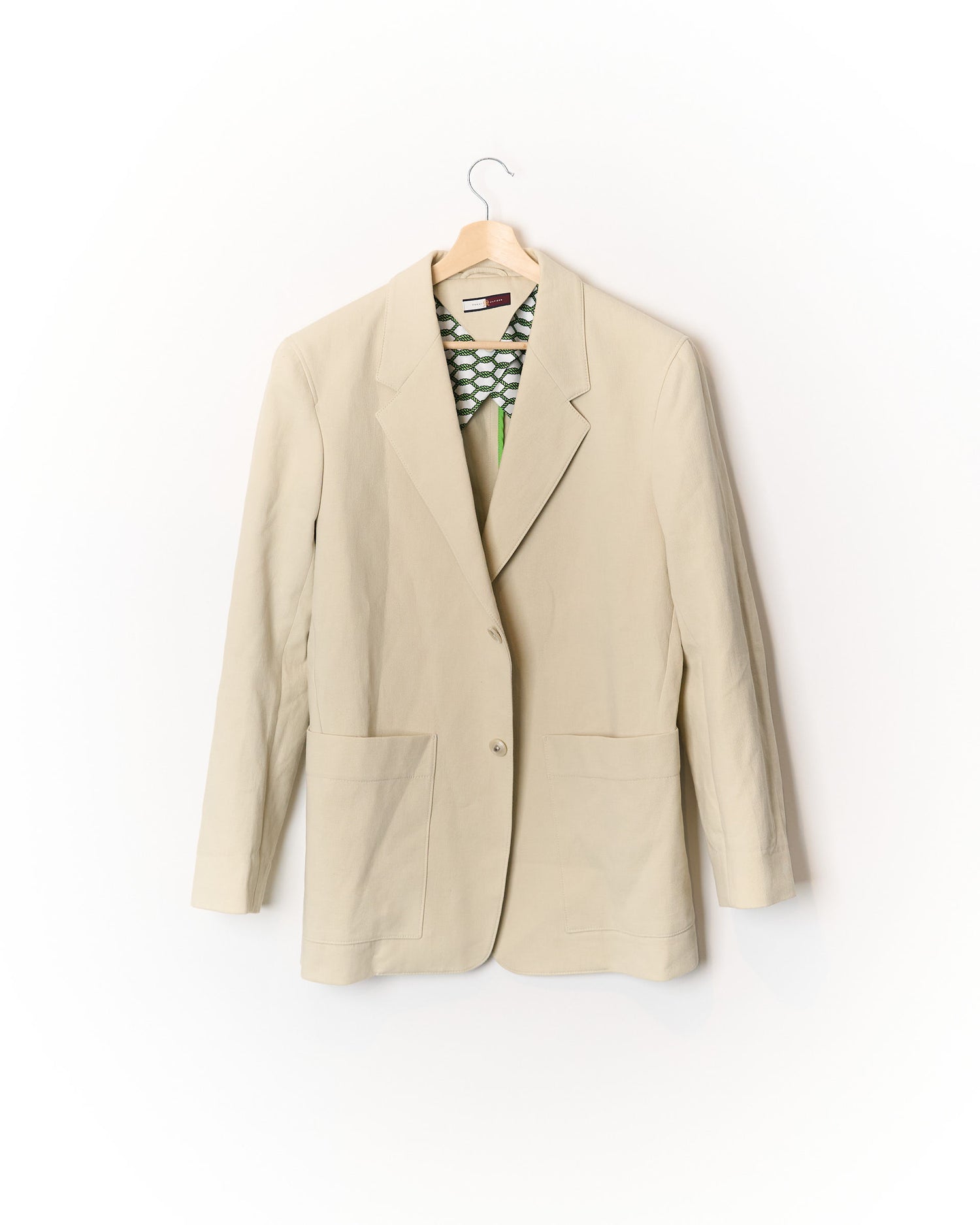 Tommy Hilfiger Cream Cotton Sport Jacket Blazer