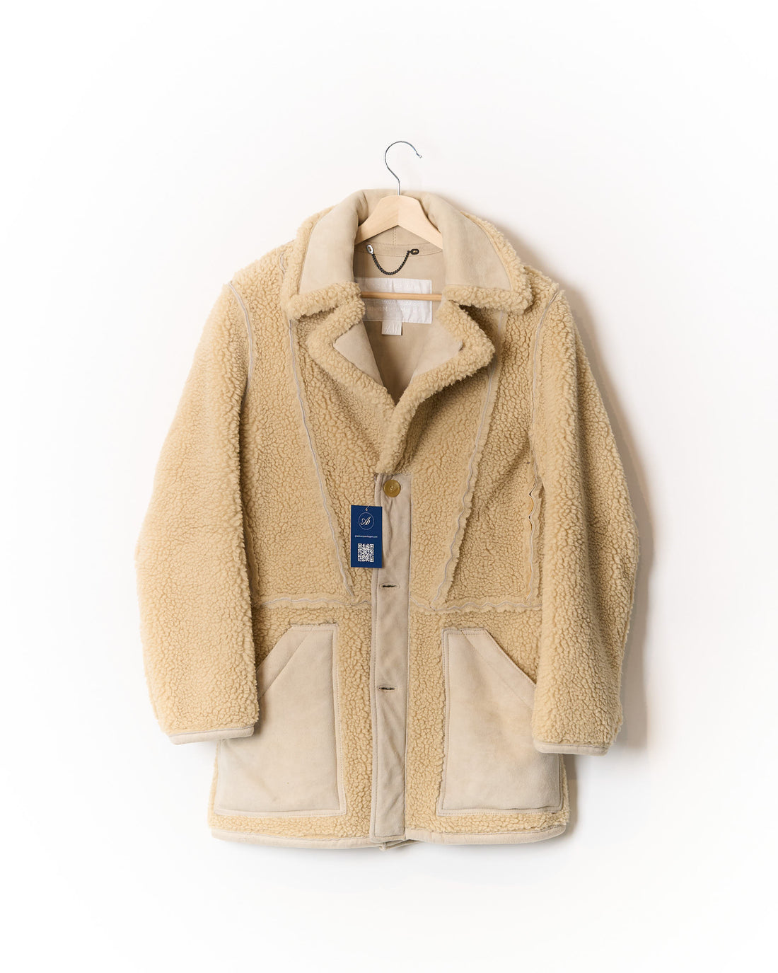 Maison Martin Margiela x H&amp;M Cream Teddy Fleece Jacket