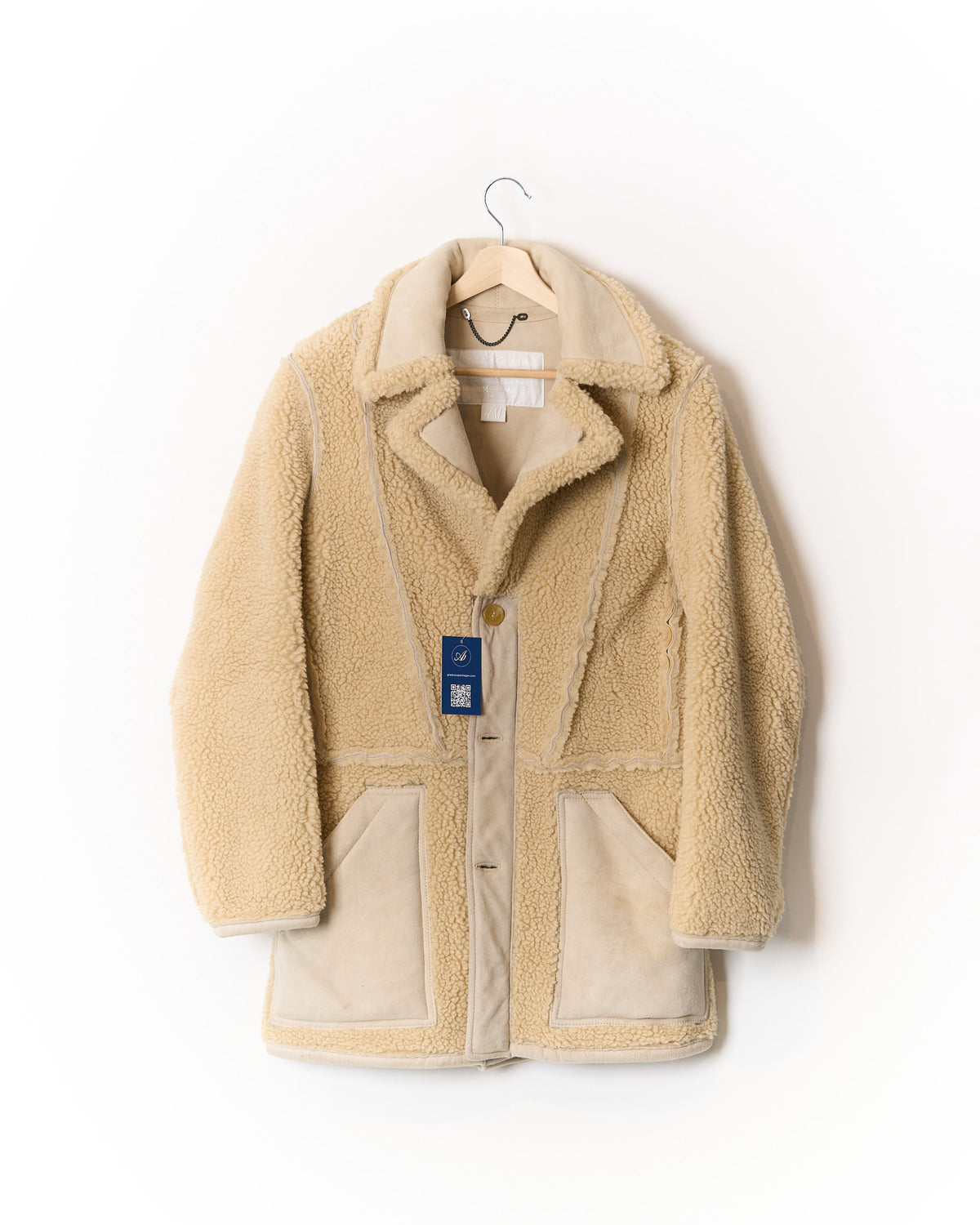 Maison Martin Margiela x H&amp;M Cream Teddy Fleece Jacket