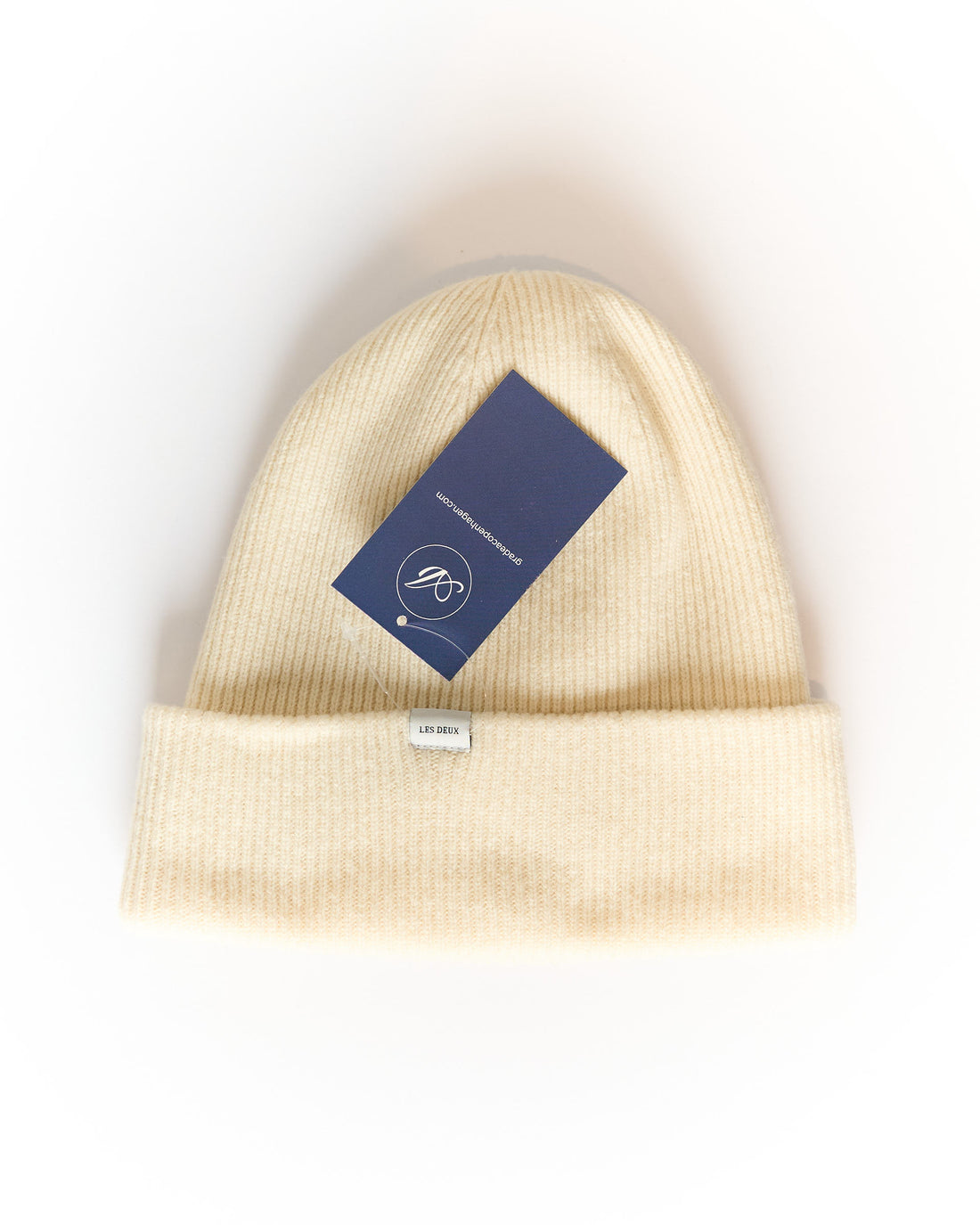 Les Deux White Wayne Wool Beanie