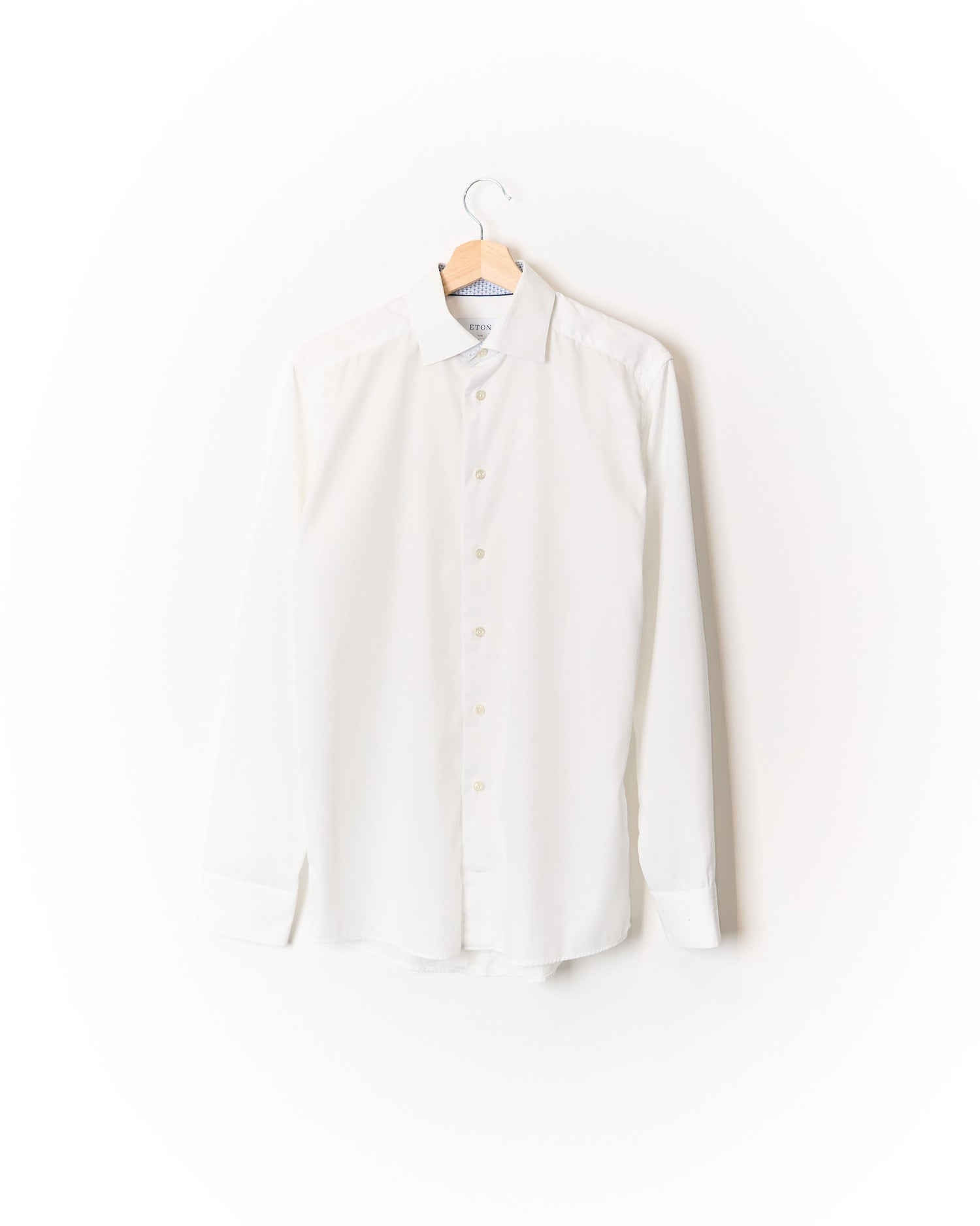 Eton White Slim Cotton Shirt