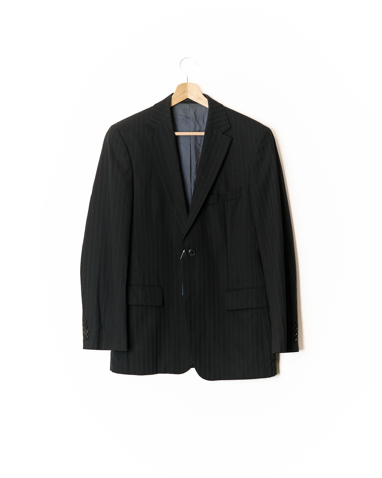 Hugo Boss Black Pinstripe Bertolucci Virgin Wool Blazer