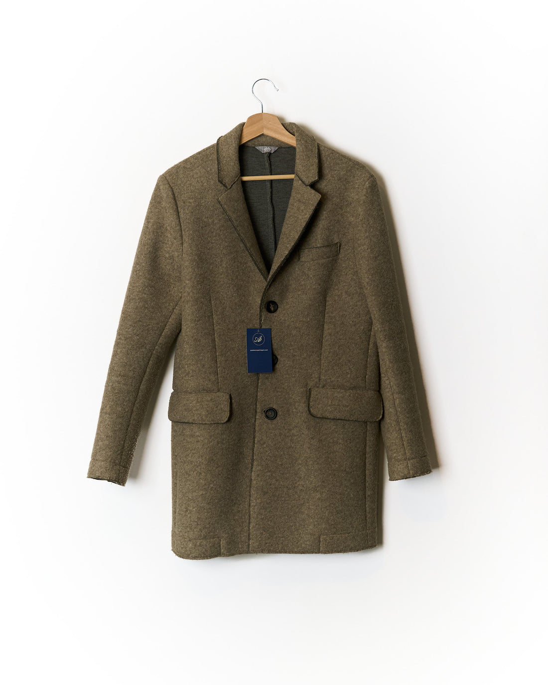 Fradi Grey Wool Coat