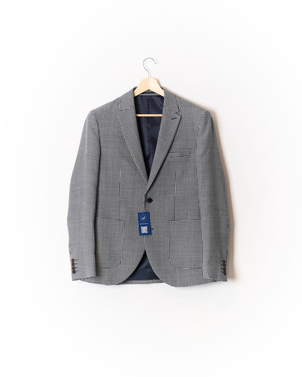 Matíníque Black and White Houndstooth MAgeorge F Sport Jacket Wool Blazer