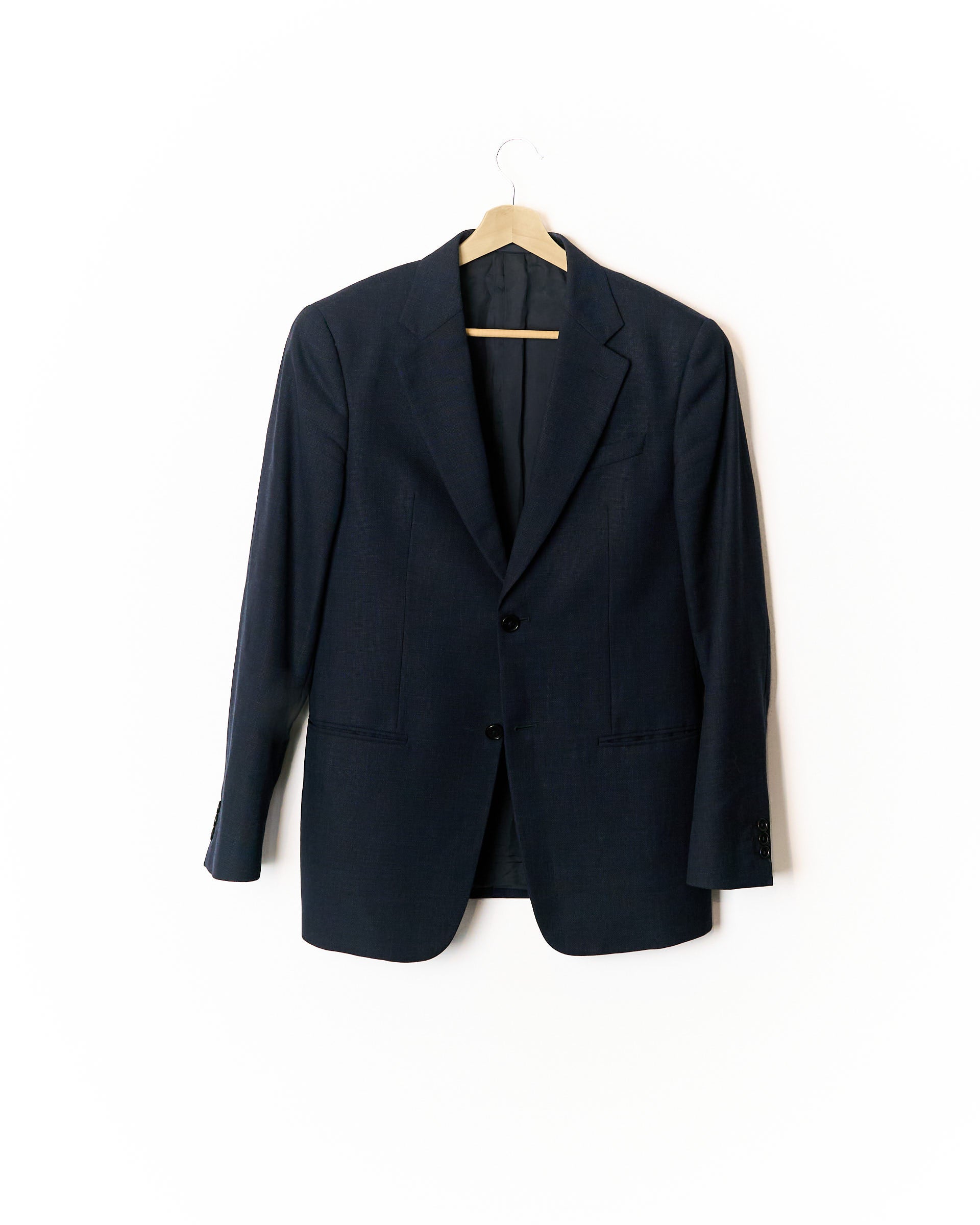 Armani Collezioni Navy Wool Blazer