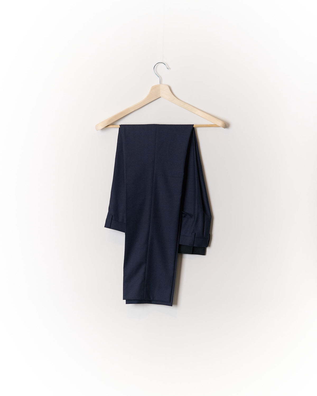 SAND Copenhagen Navy Blue Pinstripe Double-Breasted Wool Suit