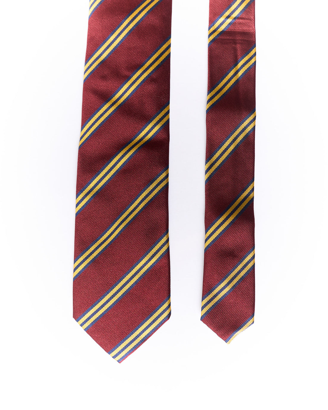 Gant Red, Navy and Yellow Striped Silk Tie