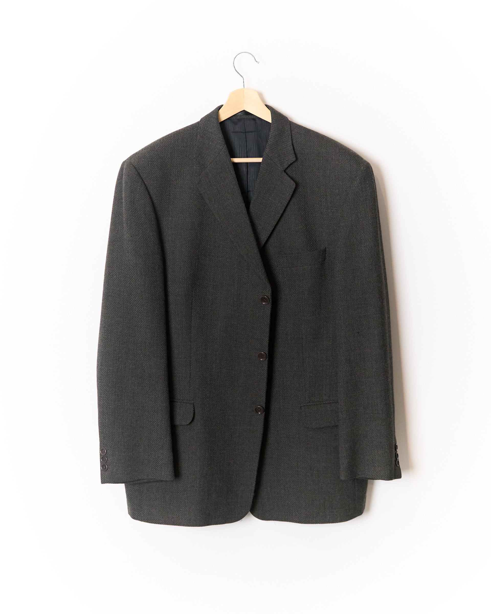 Webmore Dark Grey Virgin Wool Sport Jacket Blazer