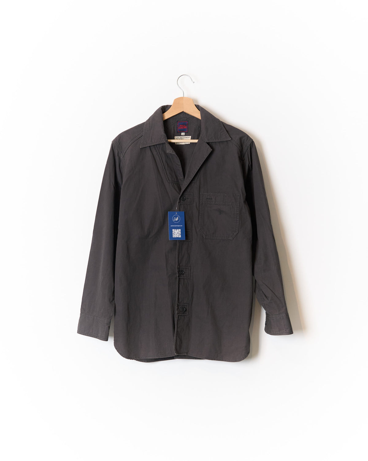 Full Count Grey Cotton Military Jacket