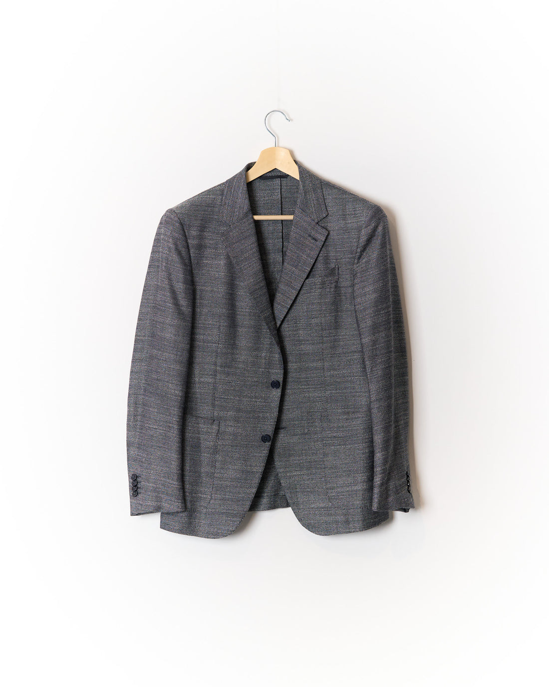 Ermenegildo Zegna Grey Fairway Wool, Silk and Linen Sport Jacket Blazer