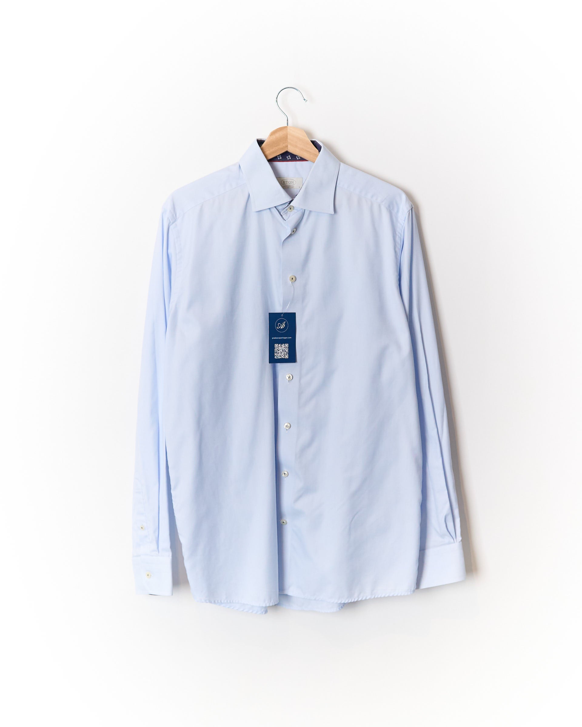 Eton Light Blue Contemporary Cotton Shirt&