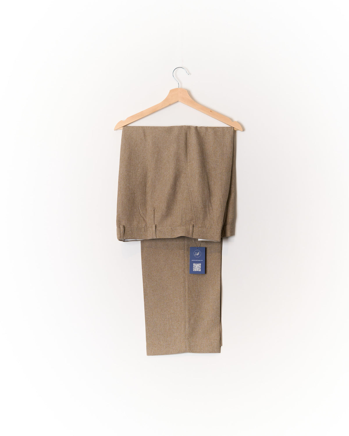 Light Brown Straight Leg Dress Pants