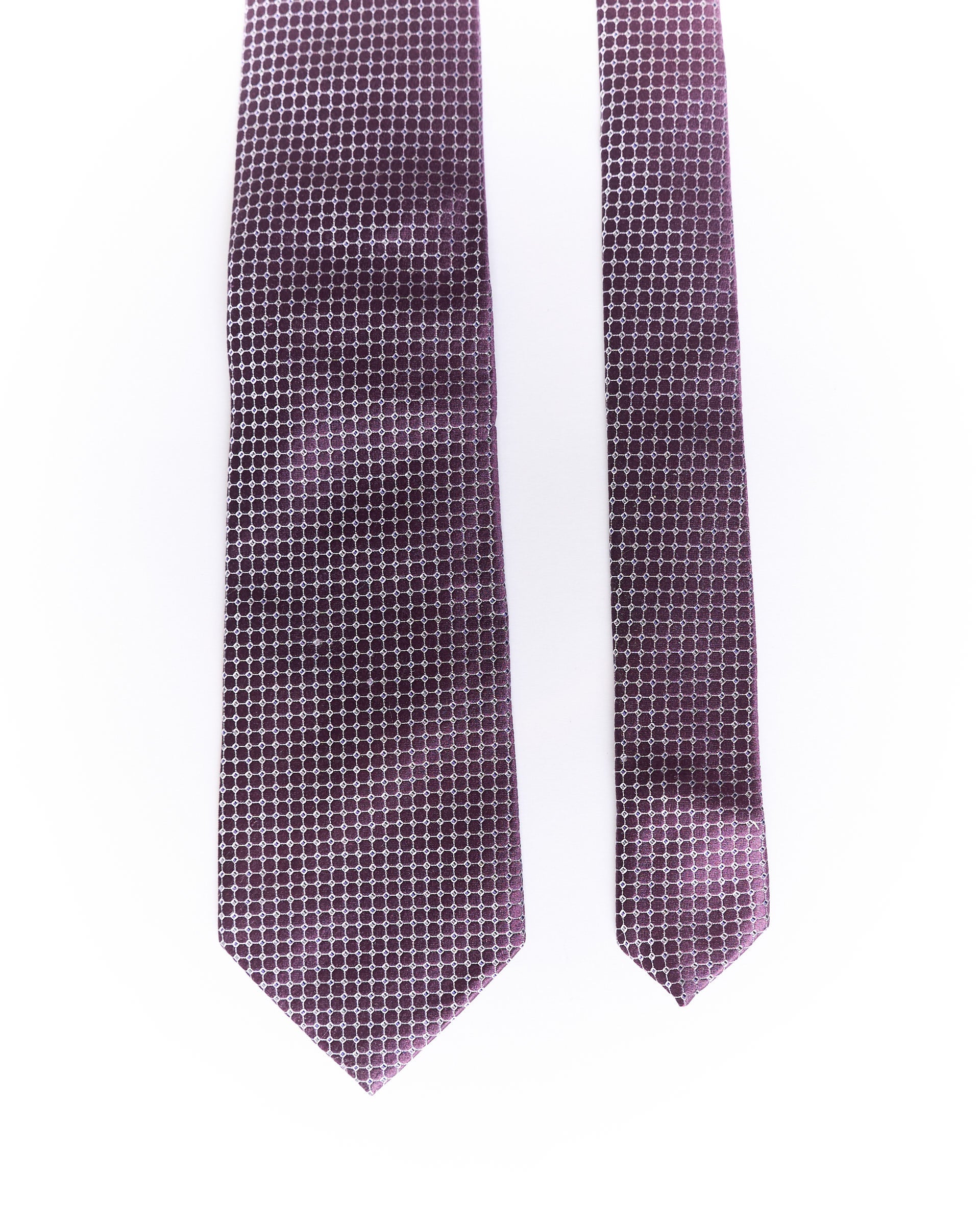 Hugo Boss Purple Silk Tie