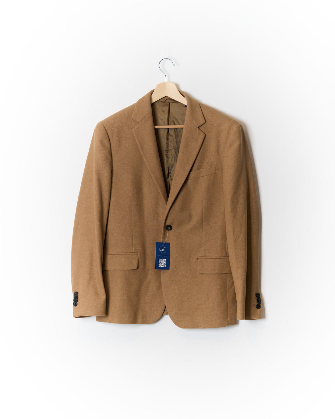 Gant Brown Slim Sport Jacket Wool Blazer