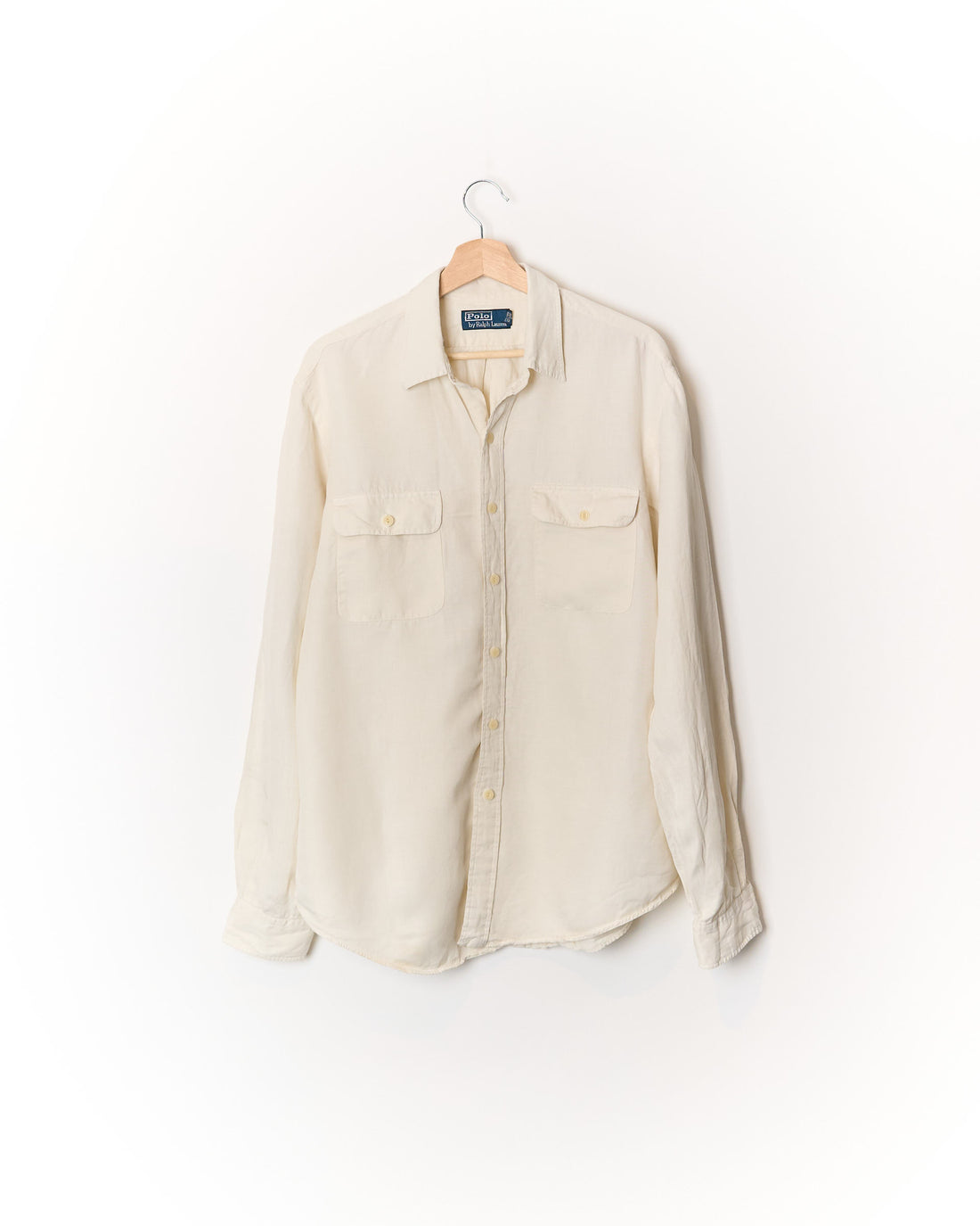 Polo Ralph Lauren Creme Lined and Silk Shirt