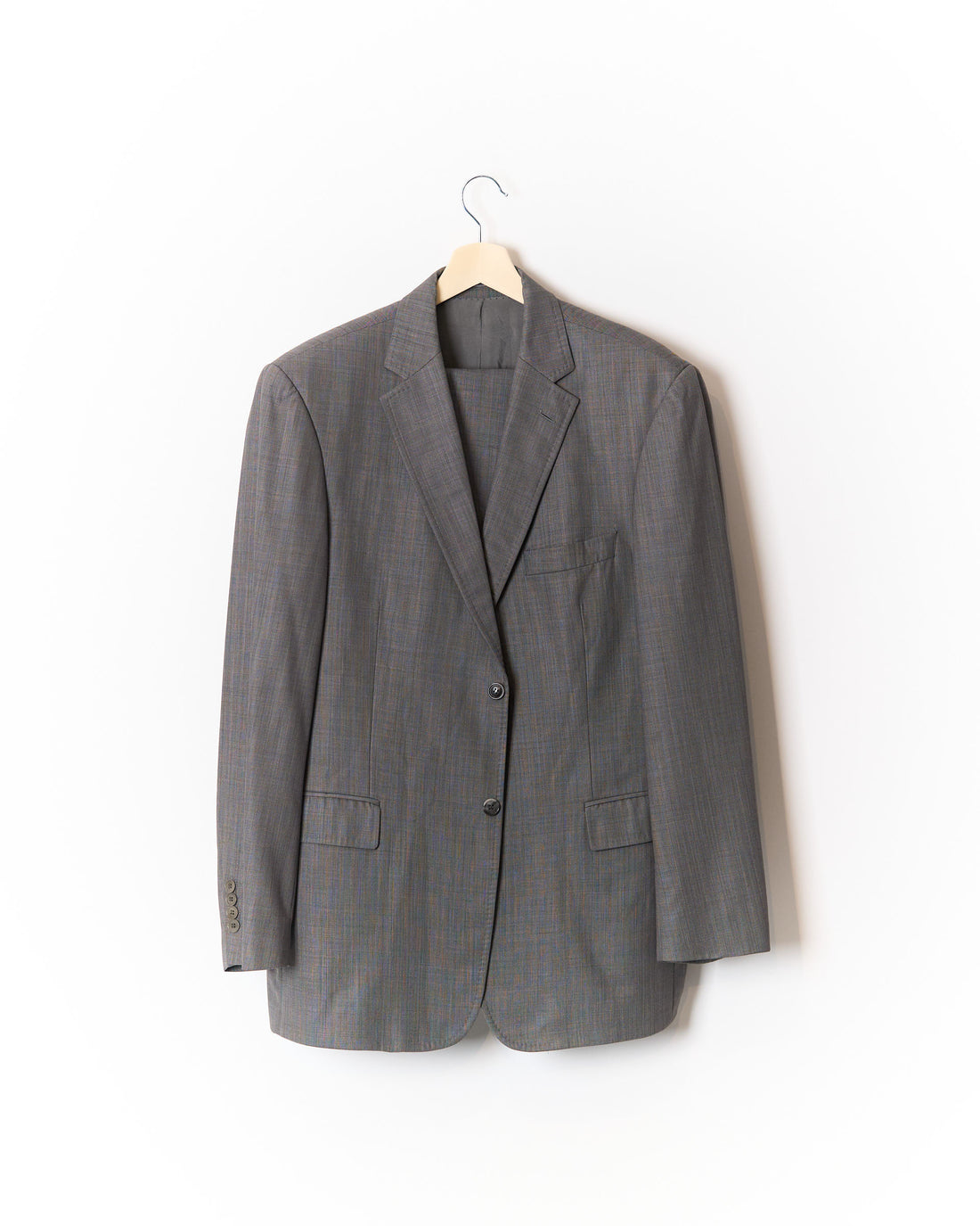 Tur Grey Straight Leg Wool Suit