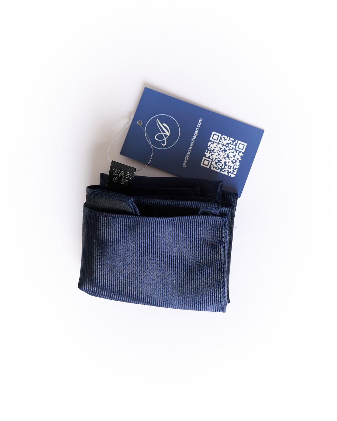 Navy Silk Pocket Square