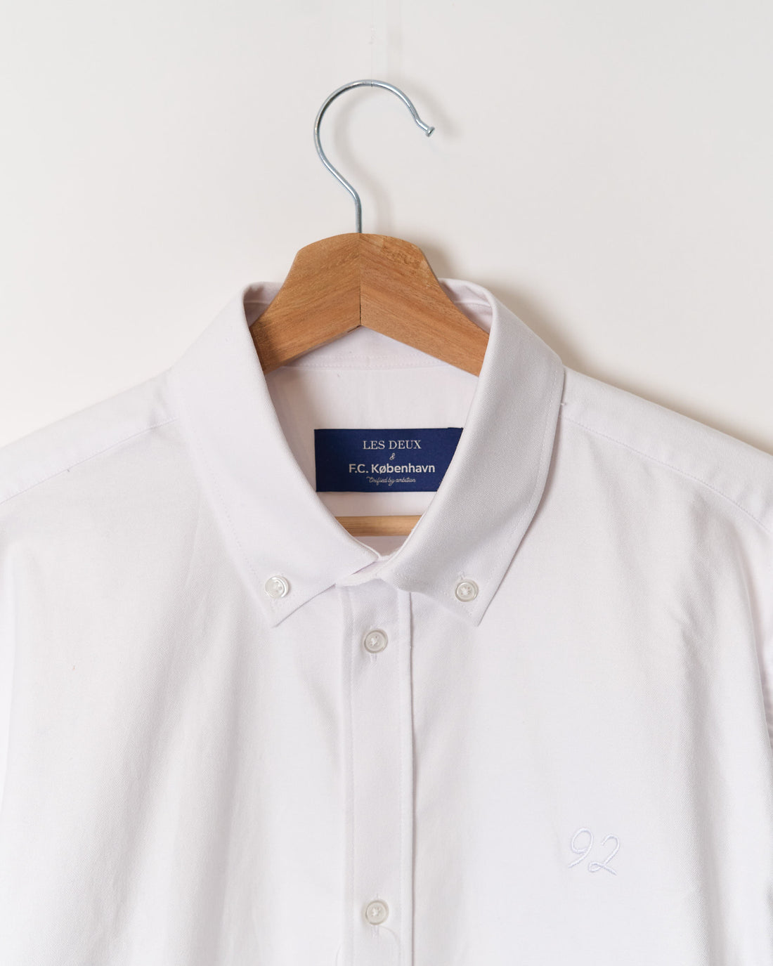 Les Deux x F.C. København White Oxford Shirt