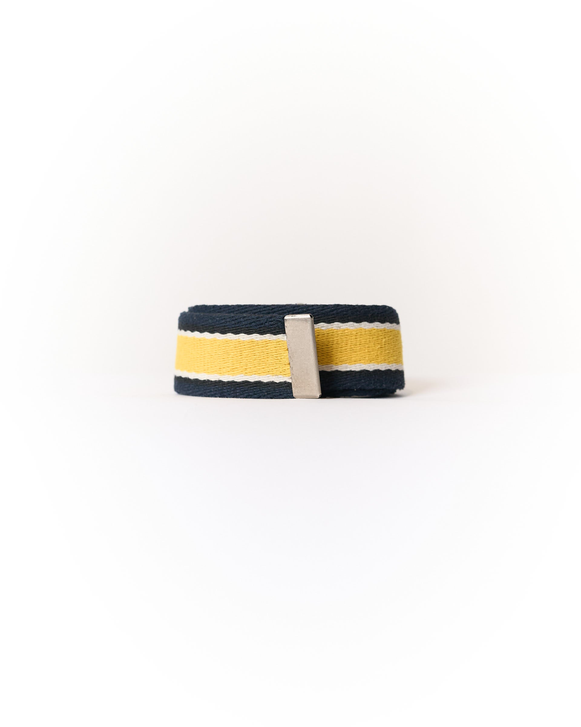 Fred Perry Yellow, Navy and White Ivy League Belt