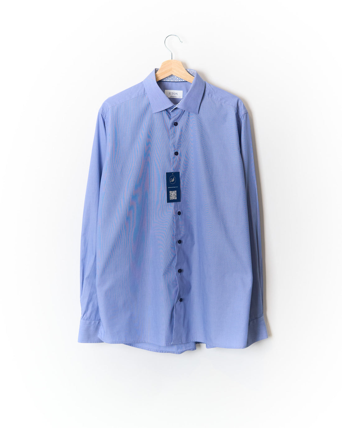 Eton Light Blue Contemporary Cotton Shirt