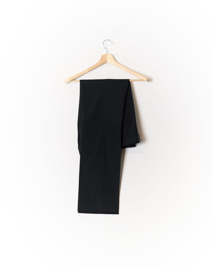 Riley Black Straigt Leg Wool Suit