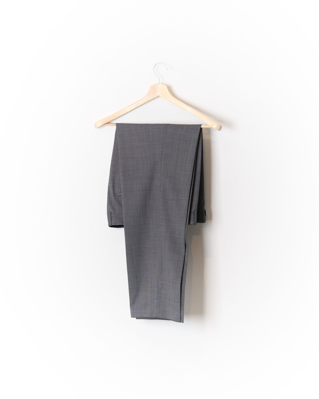 C. Comberti Grey Straight Leg Wool Suit