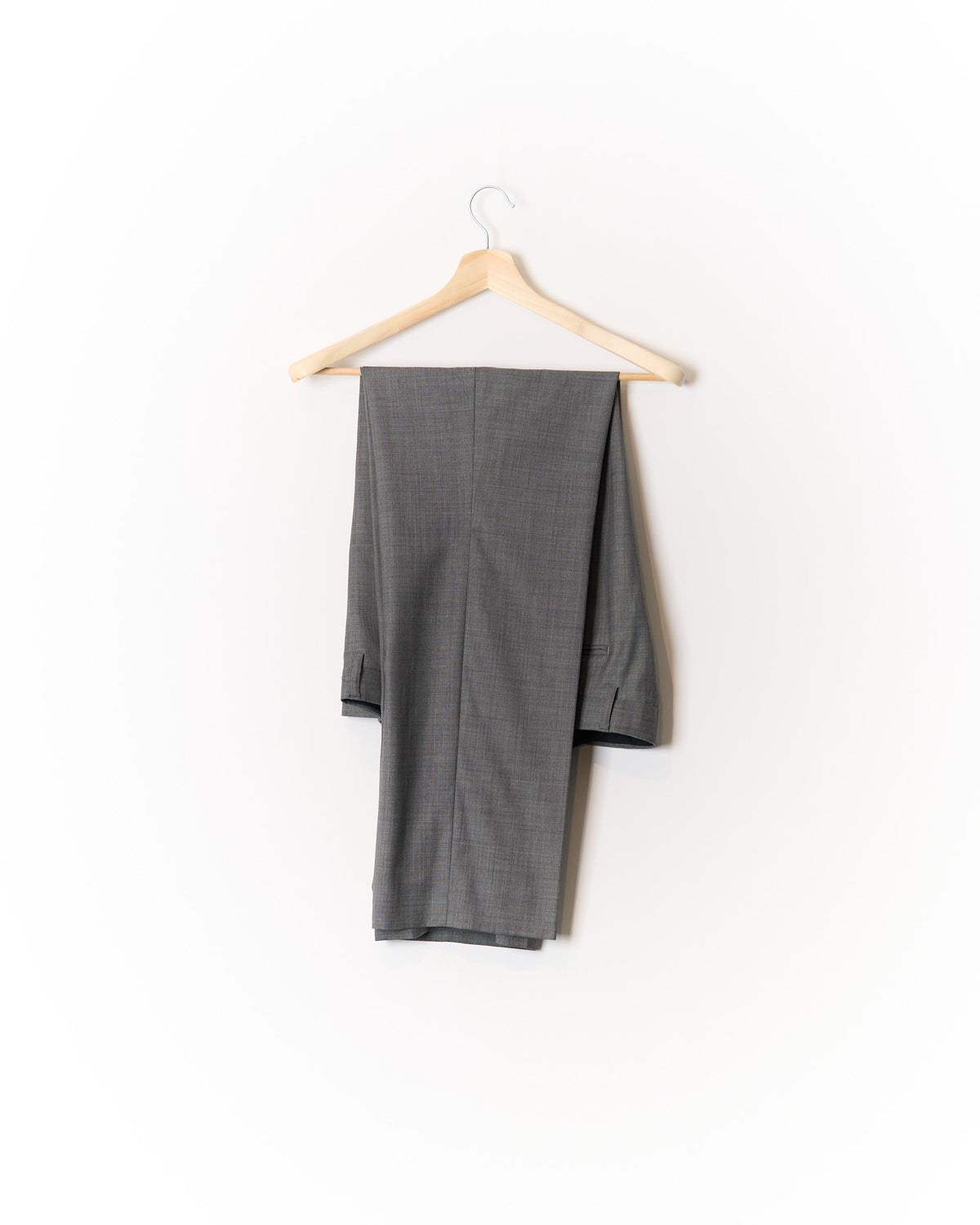 Lapidus Light Grey Straigt Leg Wool Suit