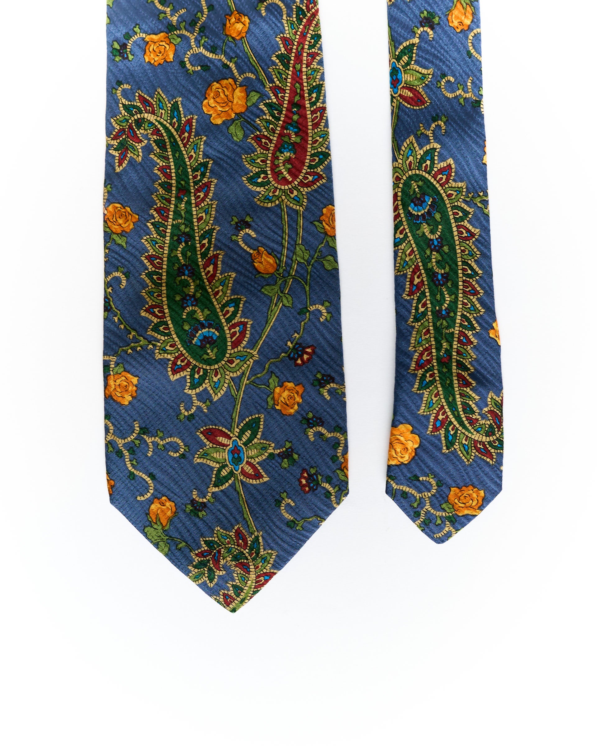 Kenzo Homme Blue Flower Silk Tie