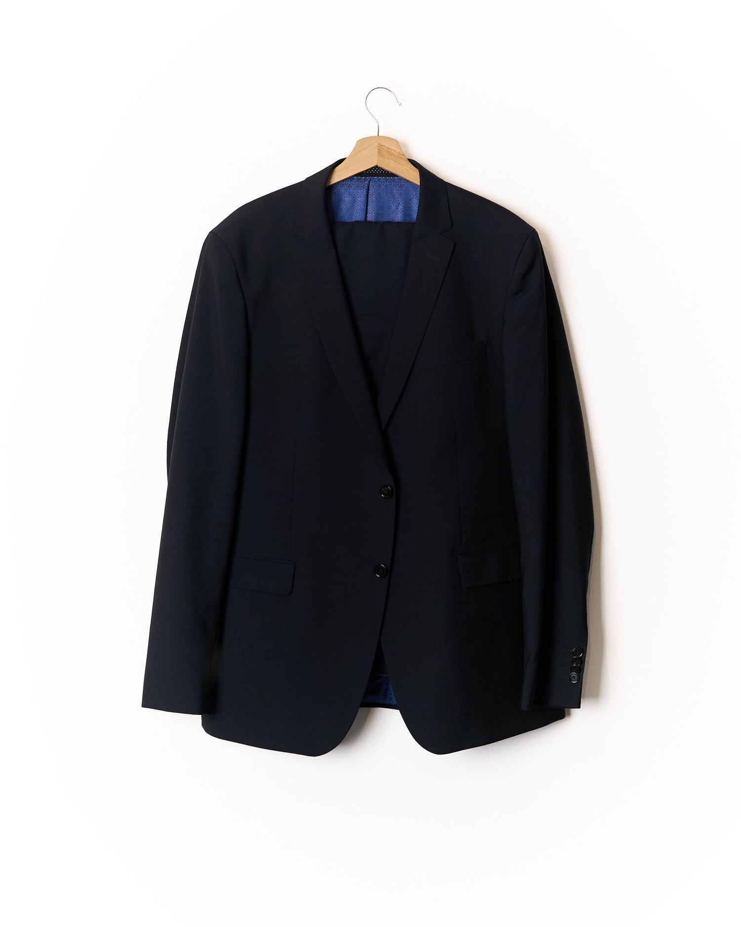 Sand Copenhagen Navy Wool and Mohair Suit