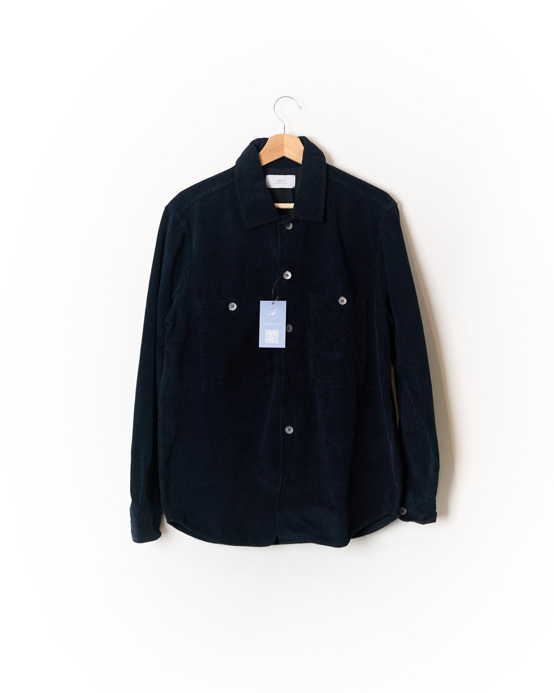 Mr P. Navy Corduroy Cotton Overshirt