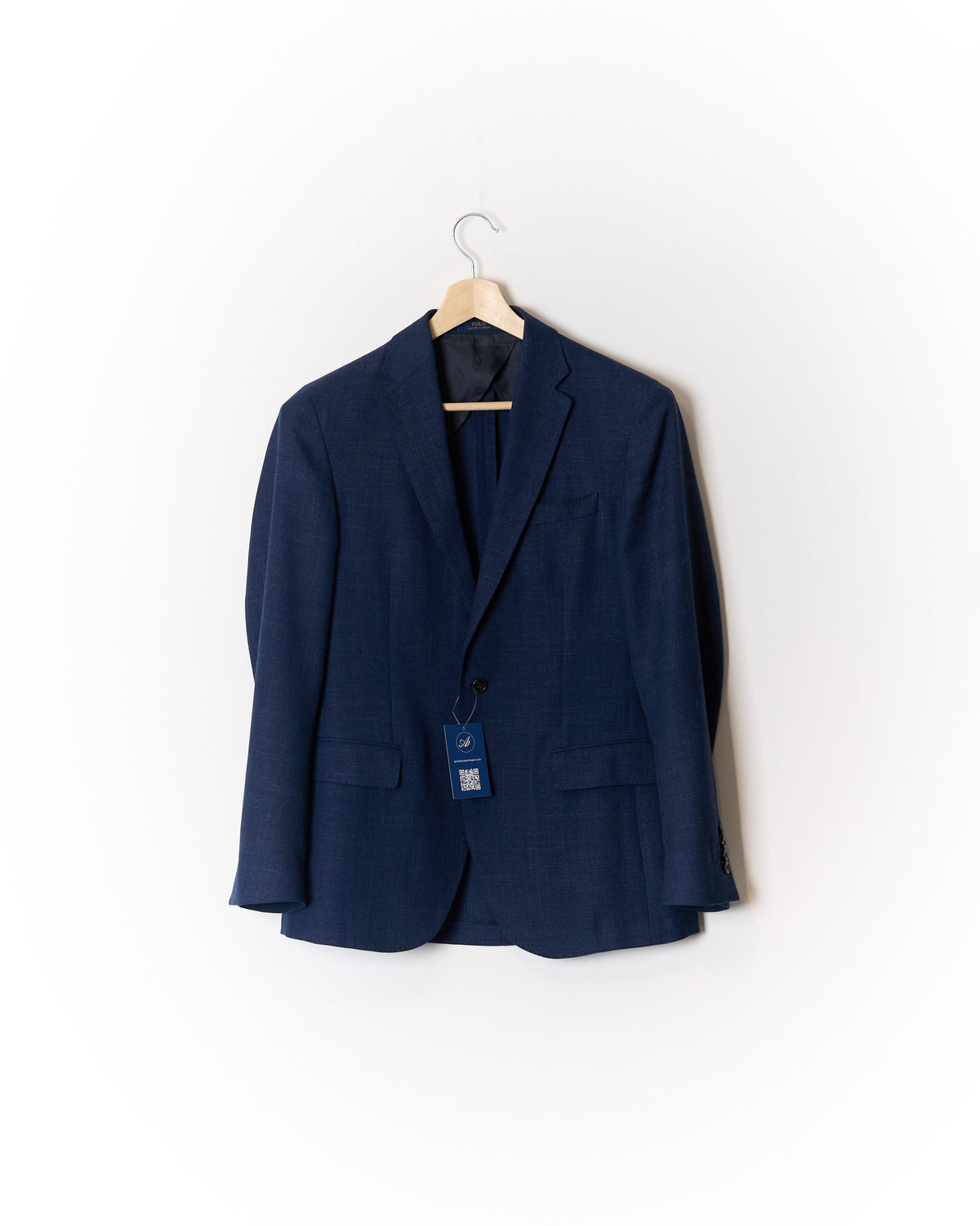 Polo Ralph Lauren Navy Wool and Linen Sports Jacket Blazer