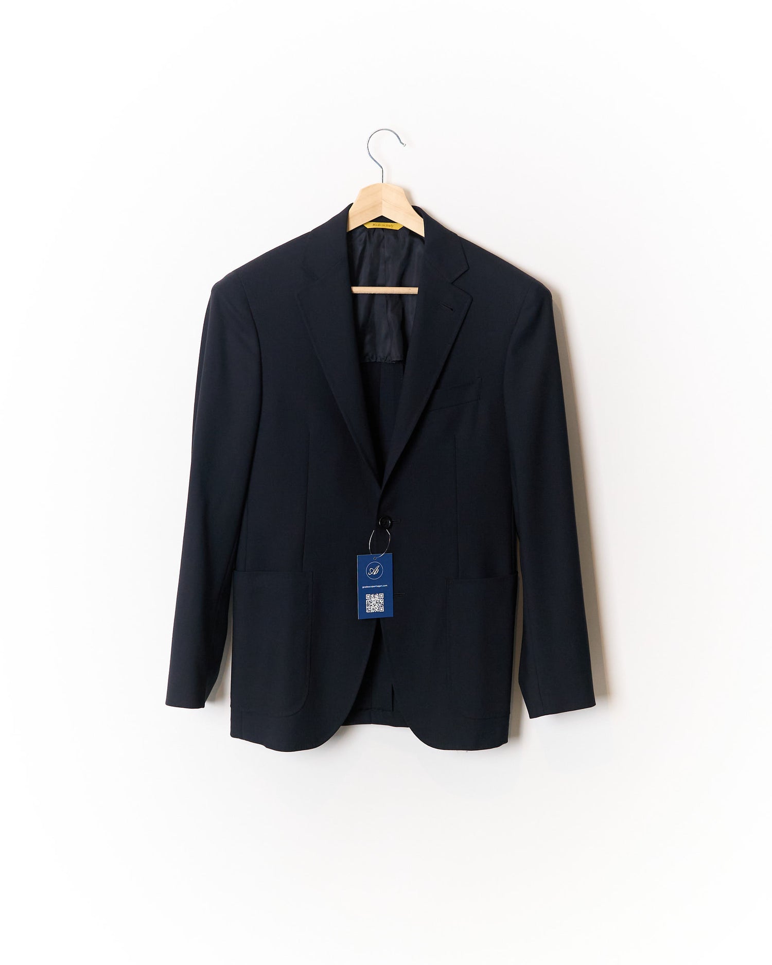Canali Black Kei Wool Blazer