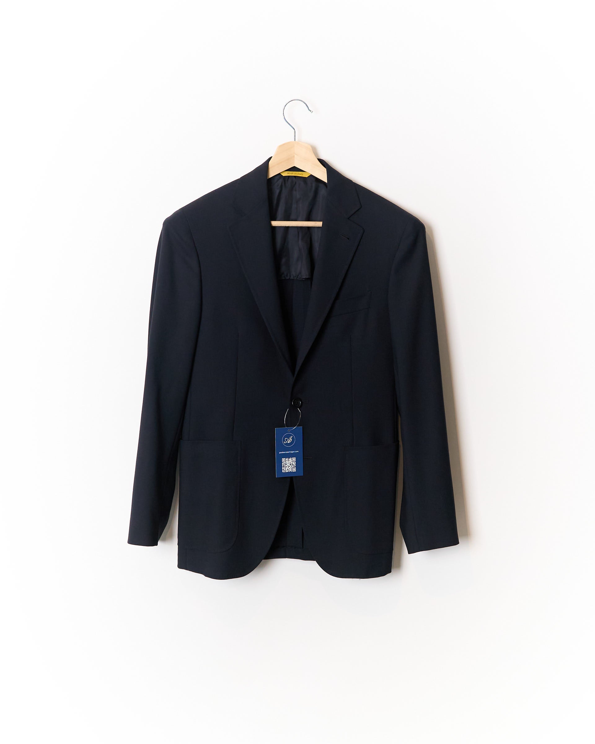 Canali Black Kei Wool Blazer