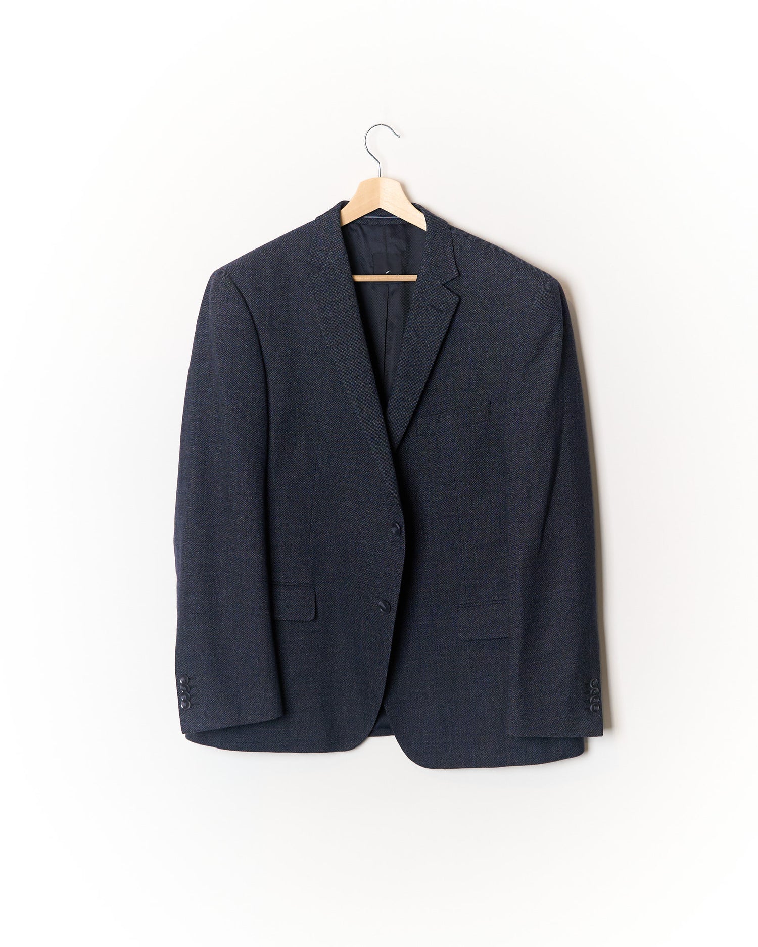 Daniel Hechter Dark Grey Virgin Wool Blazer